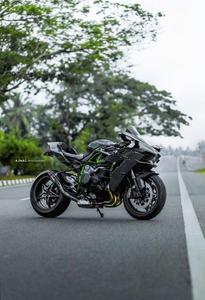 Kawasaki H2r Against The Road kawasaki h2r wallpaper