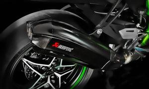 Kawasaki H2r Close-up Of Lower Features kawasaki h2r wallpaper