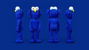 Kaws BFF Blue Figure HD kaws wallpaper