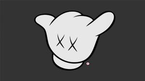 Kaws Hand Sign Hang Loose kaws wallpaper