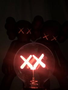 KAWS Red Light Bulb kaws wallpaper