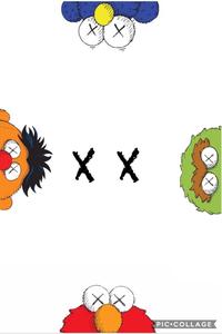 Kaws Sesame Street kaws wallpaper