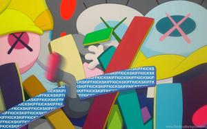 Kaws Spongebob Abstract Art kaws wallpaper