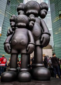 Kaws Statue In Detroit City kaws wallpaper