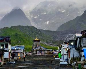 Kedarnath Houses 4K kedarnath 4k wallpaper