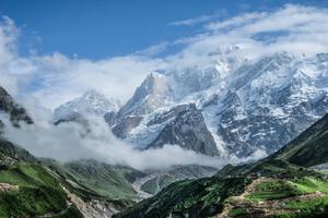 Kedarnath Snow-Capped Mountain 4K kedarnath 4k wallpaper