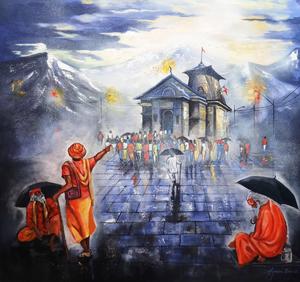 Kedarnath Temple 4K Art kedarnath 4k wallpaper