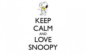 Keep Calm and Love Snoopy snoopy wallpaper