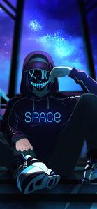 "Keeping connected with the world - Boy Phone" Wallpaper