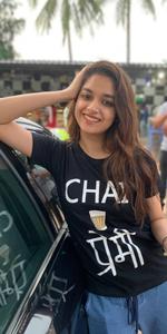 Keerthi Suresh Against A Car keerthi suresh wallpaper