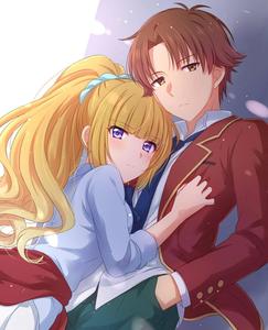 Kei Karuizawa And Kiyotaka Ayanokoji kiyotaka ayanokoji wallpaper