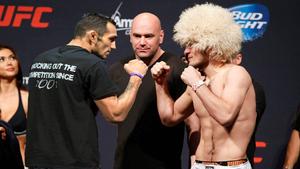 Khabib Nurmagomedov Face-Off khabib nurmagomedov wallpaper