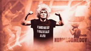 Khabib Nurmagomedov Orange Artwork khabib nurmagomedov wallpaper