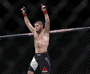 Khabib Nurmagomedov Pointing Up khabib nurmagomedov wallpaper
