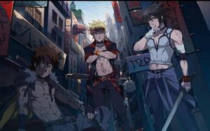 Kiba With Naruto And Sasuke naruto and sasuke wallpaper