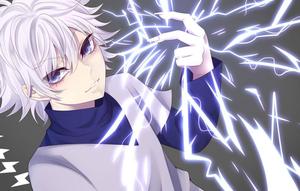 Killua Unleashes His Power killua wallpaper