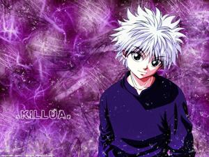 Killua Zoldyck, a protagonist of the popular anime series Hunter x Hunter killua wallpaper