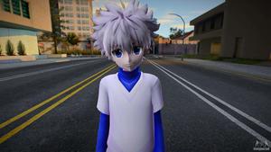 Killua Zoldyck of Hunter x Hunter, ready to take on the world. killua wallpaper