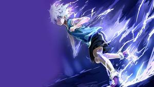 Killua Zoldyck ready for the challenge hunter x hunter wallpaper