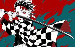 Kimetsu No Yaiba Demon Slayer Anime Tanjiro Katana demon slayer anime wallpaper