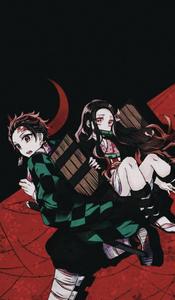 Kimetsu No Yaiba-The Kamado Siblings Wallpaper