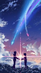 Kimi No Nawa 4K Anime Phone Wallpaper