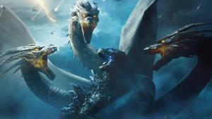 King Ghidorah triumphs over Godzilla godzilla wallpaper