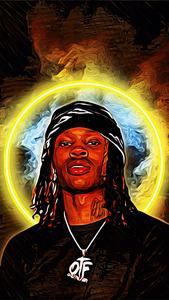 King Von With Gold Halo king von wallpaper