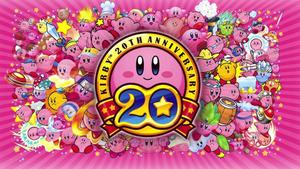 Kirby Celebrates 25th Anniversary with a Festive Cake kirby wallpaper