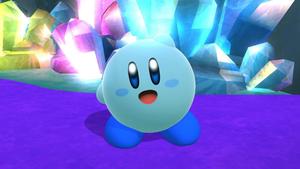 Kirby, the lovable pink puffball, showing off its skills kirby wallpaper