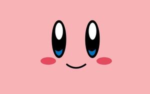 Kirby the pink puffball smiles at the camera! kirby wallpaper