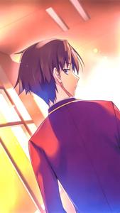 Kiyotaka Ayanokoji Turn Away Pose kiyotaka ayanokoji wallpaper