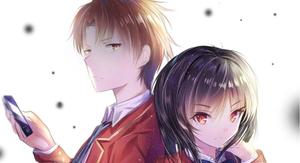 Kiyotaka Ayanokoji With Horikita Anime kiyotaka ayanokoji wallpaper