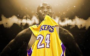 Kobe Bryant in his Lakers 24 jersey kobe bryant wallpaper
