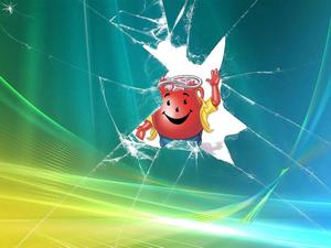Kool-Aid Man Cracked Screen cracked screen wallpaper