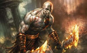 Kratos and Atreus embarking on their adventure in God of War god of war wallpaper