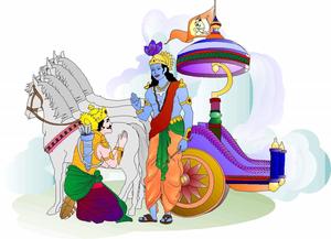 Krishna Arjun Blessing Of War krishna arjun wallpaper