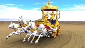 Krishna Arjun Chariot Of Victory krishna arjun wallpaper