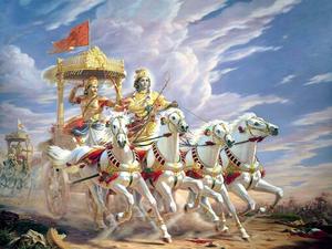 Krishna Arjun Four Vedas Of Krishna krishna arjun wallpaper