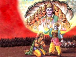 Krishna Arjun Wisdom Of Bhagavath Gita krishna arjun wallpaper