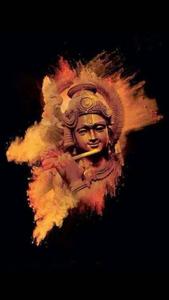Krishna Phone Orange Dust krishna phone wallpaper