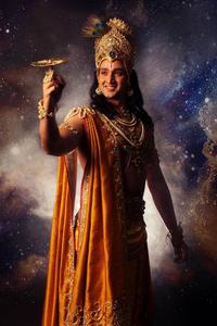 Krishna Phone With Gold Trinket krishna phone wallpaper
