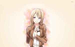 Krista Lenz shows her strength in Attack On Titan attack on titan wallpaper