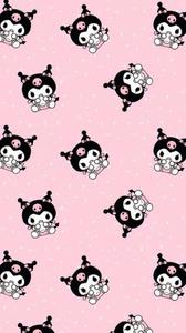 Kuromi iPhone Collage Pink Aesthetic kuromi iphone wallpaper