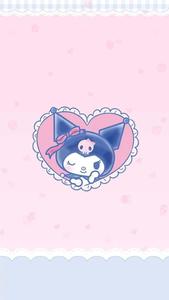 Kuromi Iphone Cute Heart kuromi iphone wallpaper