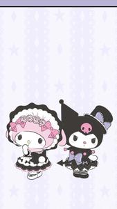 Kuromi iPhone My Melody Maid Outfit kuromi iphone wallpaper