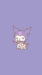Kuromi Iphone Purple Sad kuromi iphone wallpaper
