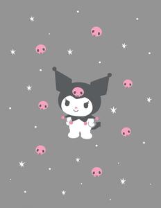 Kuromi Iphone Skulls Stars kuromi iphone wallpaper