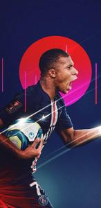 Kylian Mbappe Geometric Design Art kylian mbappe wallpaper