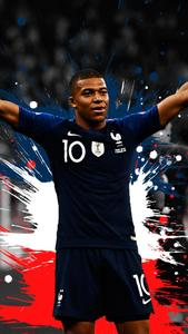 Kylian Mbappe Paint Splash Art kylian mbappe wallpaper